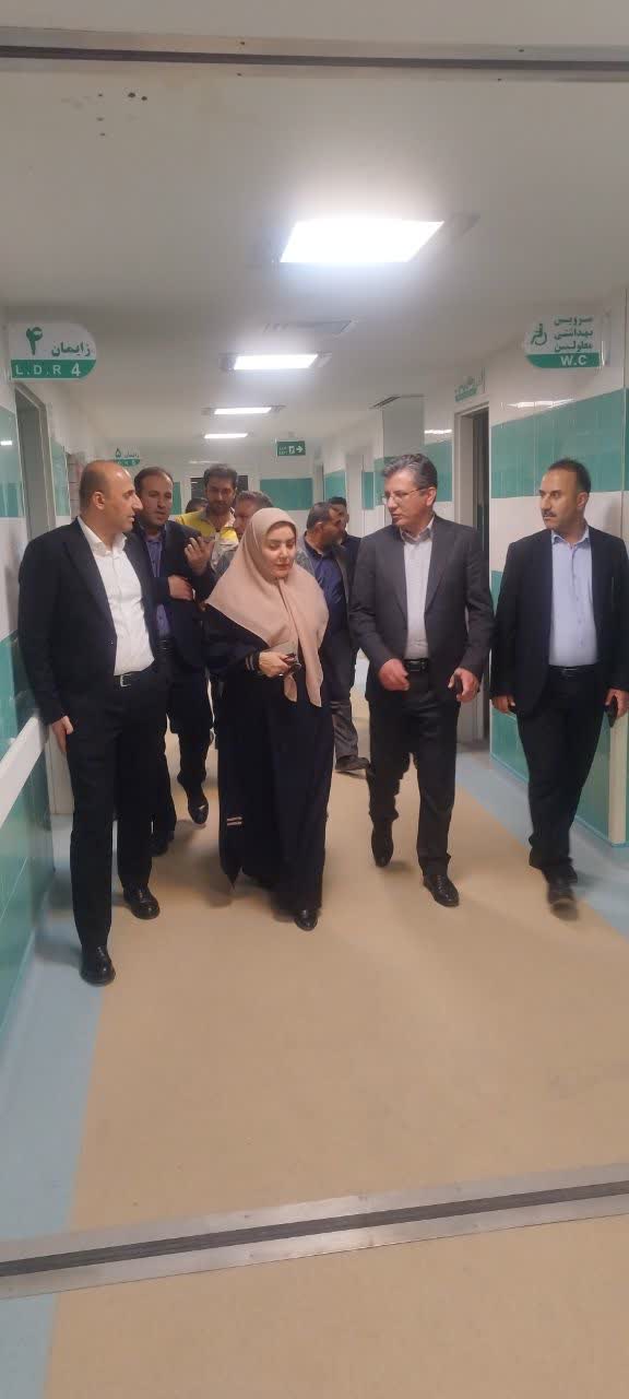 بازدید رئیس دانشگاه علوم پزشکی یاسوج وهیئت همراه از بیمارستانهای گچساران 